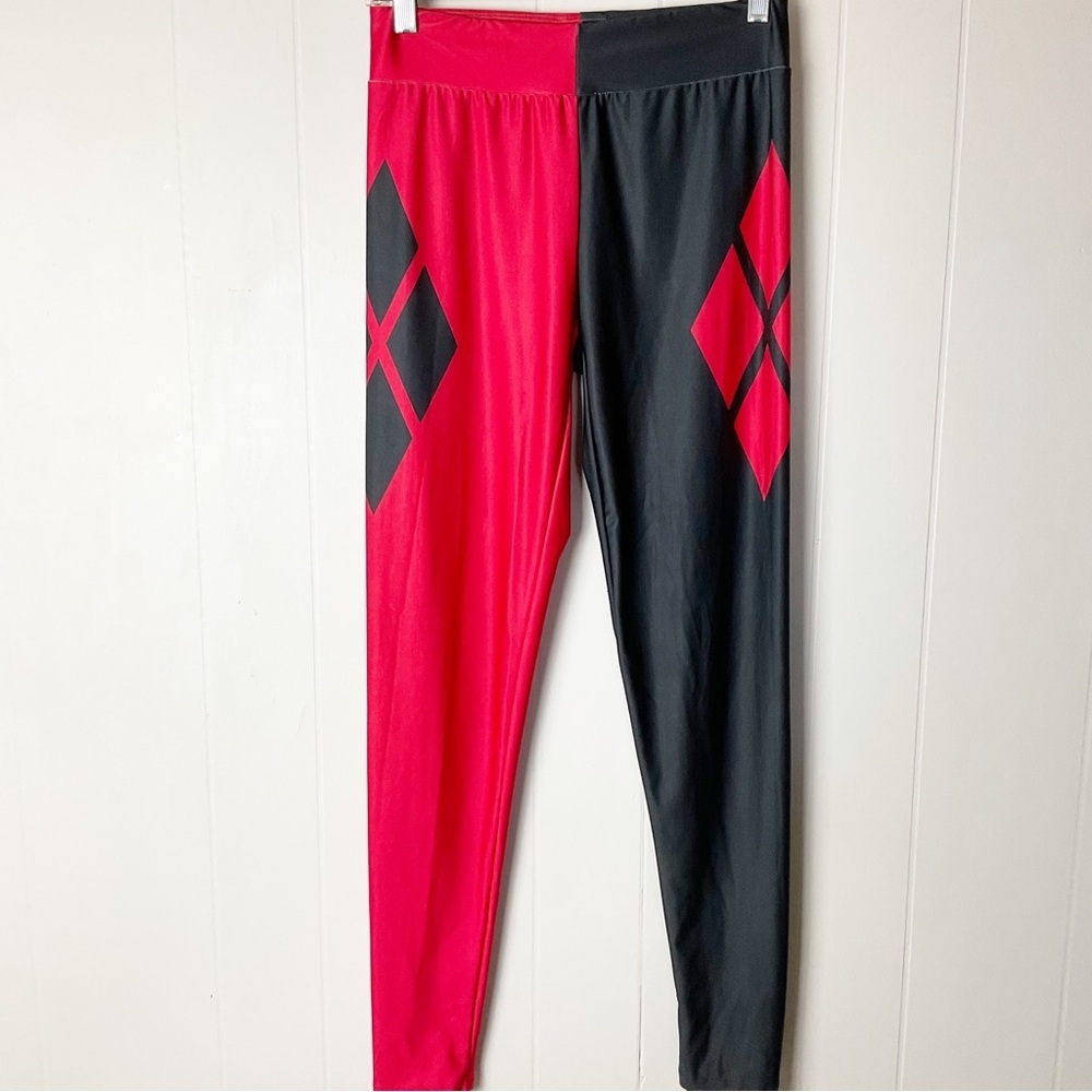 Six Flags Harley Quinn Leggings Size S Small